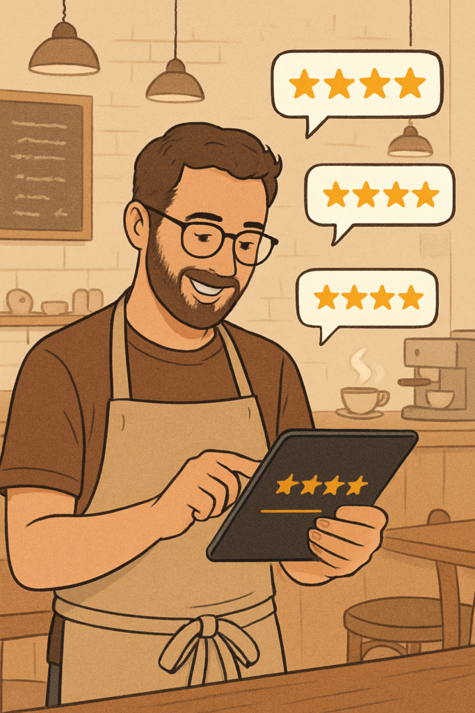 Ohio café gaining positive customer reviews contributing to local SEO success.